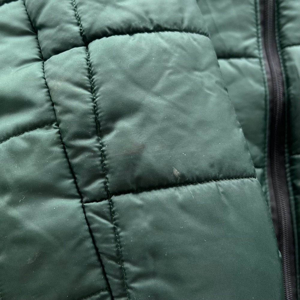 Vintage Nikaldi Jacket Mens M Green Orange Reversible Quilted Hunting Workwear - Picture 4 of 10